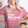 Just Married 50 Years Ago 50th Anniversary Gift T Shirt